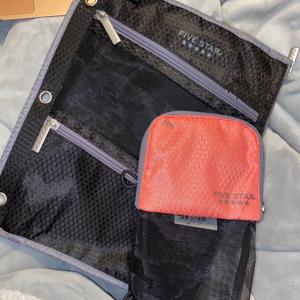 bundle of 2 Five Star pencil cases